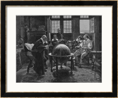 Galileo Galilei Italian Astronomer Visited By The English Poet John Milton by Henry Wolf Pricing Limited Edition Print image
