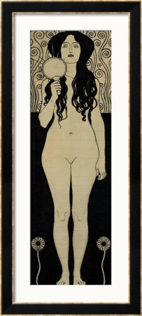 Nuda Veritas (Naked Truth), Inscribed Truth Is Fire And To Speak Truth Is Shining And Burning by Gustav Klimt Pricing Limited Edition Print image