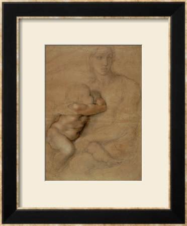 Madonna And Child, Circa 1525 by Michelangelo Buonarroti Pricing Limited Edition Print image