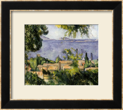 The Rooftops Of L'estaque, 1883-85 by Paul Cézanne Pricing Limited Edition Print image