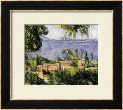 The Rooftops Of L'estaque, 1883-85 by Paul Cezanne Pricing Limited Edition Print image