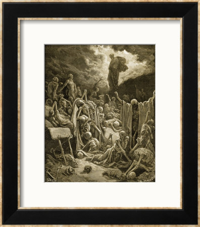 The Visions Of Ezekial by Gustave Dore Pricing Limited Edition Print image