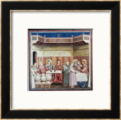 Wedding At Cana by Giotto Di Bondone Pricing Limited Edition Print image