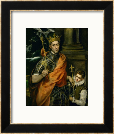 Saint Louis, King Of France, And A Pageboy by El Greco Pricing Limited Edition Print image