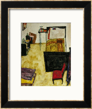 The Artist's Room In Neulengbach, 1911 by Egon Schiele Pricing Limited Edition Print image