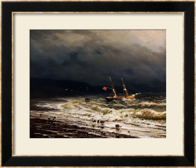 Off The Turkish Coast, 1847 by Ivan Constantinovitch Aivasowsky Pricing Limited Edition Print image