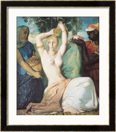 The Toilet Of Esther, 1841 by Theodore Chasseriau Pricing Limited Edition Print image