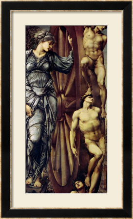 The Wheel Of Fortune, 1875-83 by Edward Burne-Jones Pricing Limited Edition Print image