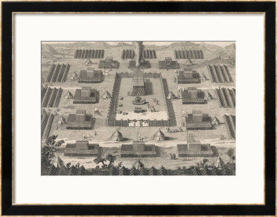 Exodus: The Israelites Encamped About The Tabernacle Erected In The Wilderness by Dom Augustin Calmet Pricing Limited Edition Print image