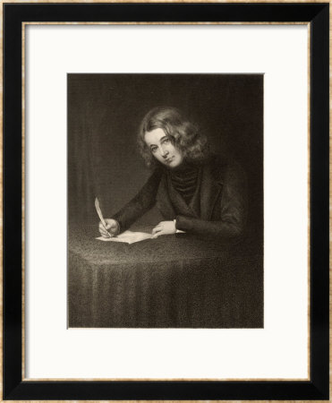 Charles Dickens English Writer Writing In 1842 by Francis Alexander Pricing Limited Edition Print image
