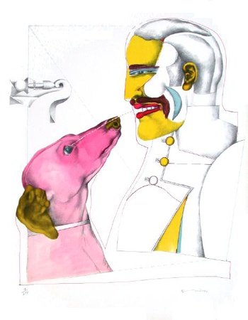 Man's Best Friend by Richard Lindner Pricing Limited Edition Print image