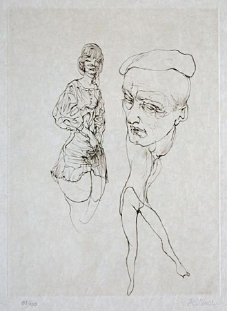 L'homme À La Casquette by Hans Bellmer Pricing Limited Edition Print image