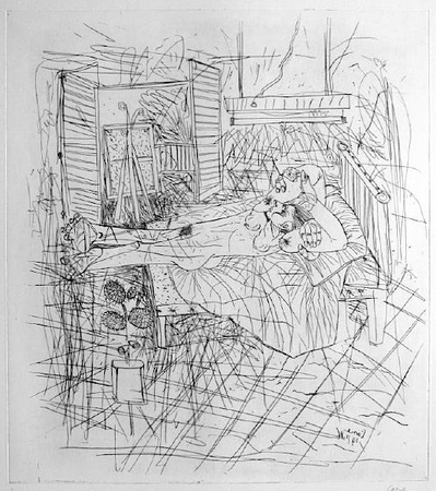 Nu Allonge Iii (1Er Etat) by Louis Cane Pricing Limited Edition Print image