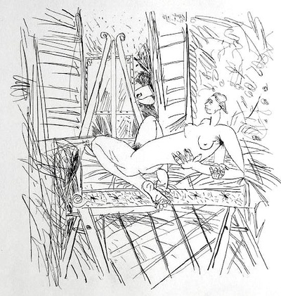 Nu Allonge Ii (1Er Etat) by Louis Cane Pricing Limited Edition Print image