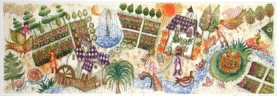 Jardin D'ombre Et De Lumiere by Francoise Deberdt Pricing Limited Edition Print image