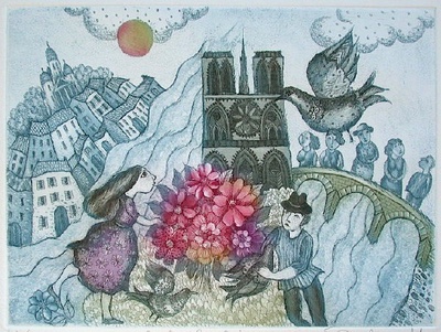 Coule La Seine by Francoise Deberdt Pricing Limited Edition Print image