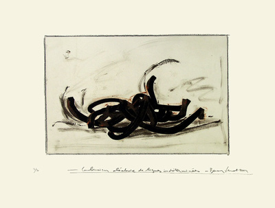 Combinaison Aleatoire De Lignes Indeterminees 7 by Bernar Venet Pricing Limited Edition Print image