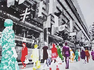 Peintre Et Modele : Le Printemps by Gerard Fromanger Pricing Limited Edition Print image