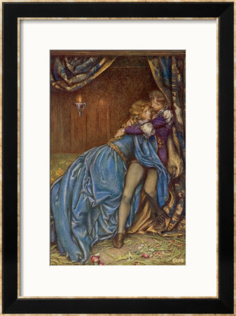 Lancelot And Guinevere Together For The Last Time by Eleanor Fortescue Brickdale Pricing Limited Edition Print image
