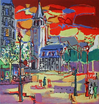 Saint Germain Des Prés by Gabriel Paris Pricing Limited Edition Print image