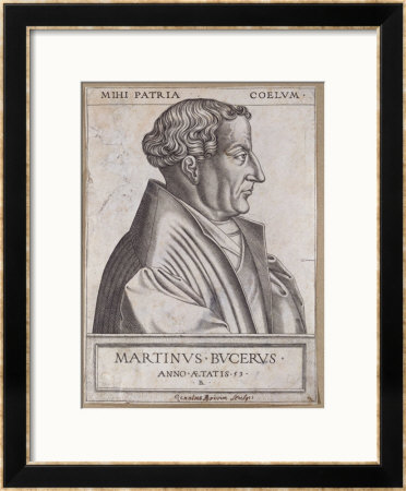 Martin Bucer (1491-1551) At The Age Of 53 by Rene Boyvin Pricing Limited Edition Print image