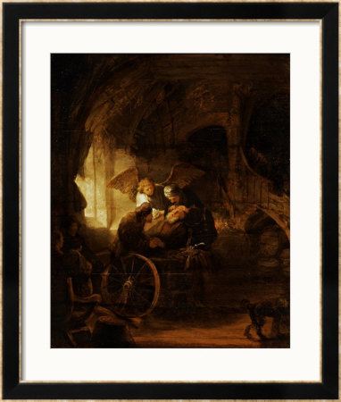 Tobit Heals His Father's Blindness by Rembrandt Van Rijn Pricing Limited Edition Print image