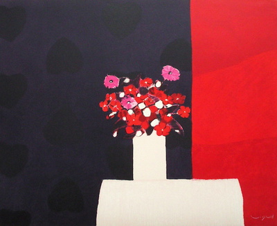 Petit Bouquet Rouge by Andre Vigud Pricing Limited Edition Print image