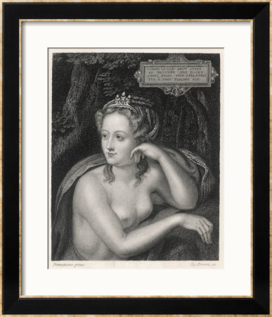 Diane De Poitiers Mistress Of Henri Ii Of France by Joseph Brown Pricing Limited Edition Print image