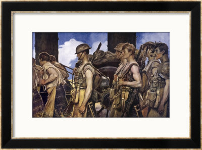 Scottish Soldiers Return From Combat by Francois Flameng Pricing Limited Edition Print image