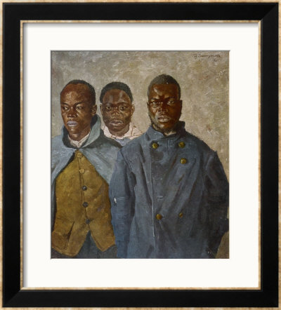 Wwi African Soldiers by Theodor Baumgartner Pricing Limited Edition Print image