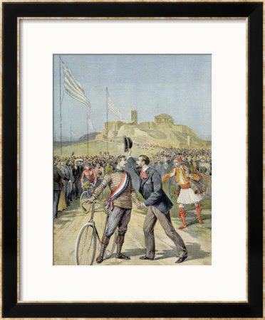 The Olympic Games In Athens, From Le Petit Journal, 26Th April 1896 by Henri Meyer Pricing Limited Edition Print image