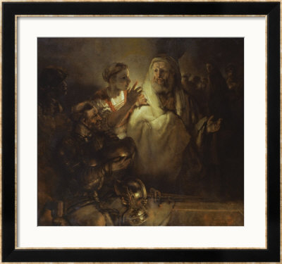 Denial Of St. Peter by Rembrandt Van Rijn Pricing Limited Edition Print image