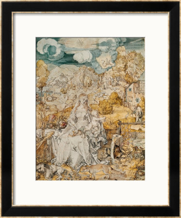 Madonna With A Multitude Of Animals by Albrecht Dürer Pricing Limited Edition Print image