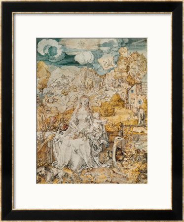 Madonna With A Multitude Of Animals by Albrecht Durer Pricing Limited Edition Print image