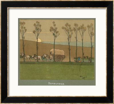Homeward At Sunset by Cecil Aldin Pricing Limited Edition Print image
