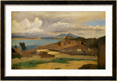 Ischia, Seen From Mount Epomeo, 1828 by Jean-Baptiste-Camille Corot Pricing Limited Edition Print image