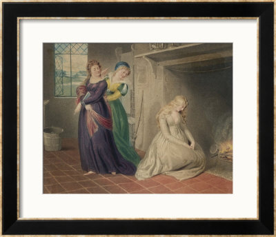 Cinderella By The Fireside Is Taunted By Her Two Sisters Before Leaving For The Ball by Henry Richter Pricing Limited Edition Print image