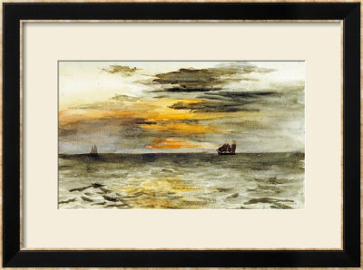 Sunrise Off Japan, 1886 by John La Farge Pricing Limited Edition Print image