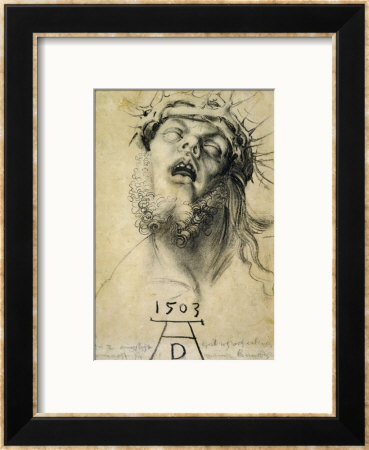 Head Of The Dead Christ, 1503 by Albrecht Dürer Pricing Limited Edition Print image
