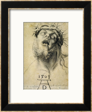 Head Of The Dead Christ, 1503 by Albrecht Durer Pricing Limited Edition Print image