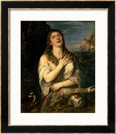 Mary Magdalene In Penitence, 1560S by Titian (Tiziano Vecelli) Pricing Limited Edition Print image