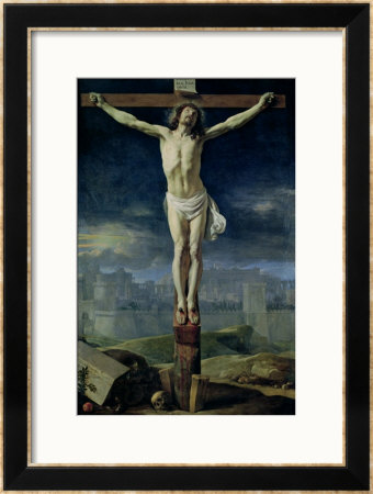 Christ On The Cross, Before 1650 by Philippe De Champaigne Pricing Limited Edition Print image
