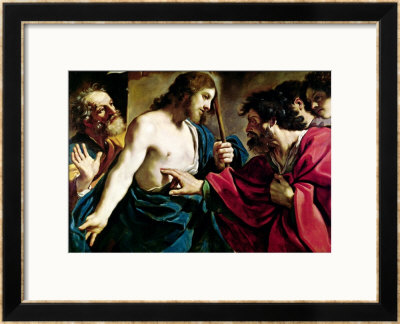 The Incredulity Of St. Thomas by Guercino (Giovanni Francesco Barbieri) Pricing Limited Edition Print image