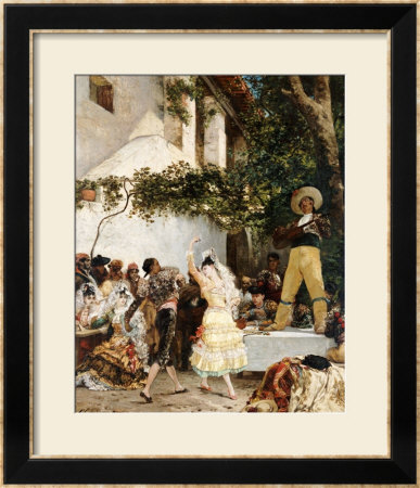 The Spanish Dancers, 1875 by Georges-Jules-Victor Clarin Pricing Limited Edition Print image