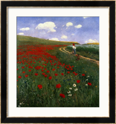The Poppy Field by Paul Von Szinyei-Merse Pricing Limited Edition Print image