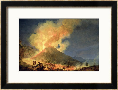 Vesuvius Erupting by Pierre Jacques Volaire Pricing Limited Edition Print image