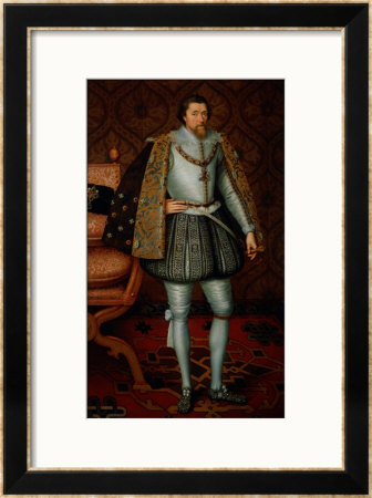 King James I Of England by Paul Van Somer Pricing Limited Edition Print image
