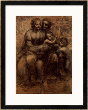 The Virgin And Child With Ss. Anne And John The Baptist, Circa 1499 by Leonardo Da Vinci Pricing Limited Edition Print image