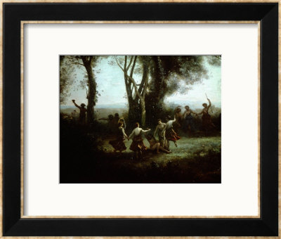 The Dance Of The Nymphs (Une Matinee) by Jean-Baptiste-Camille Corot Pricing Limited Edition Print image