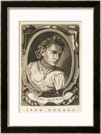Giovanni Boccaccio Italian Writer by Esme De Boulonois Pricing Limited Edition Print image